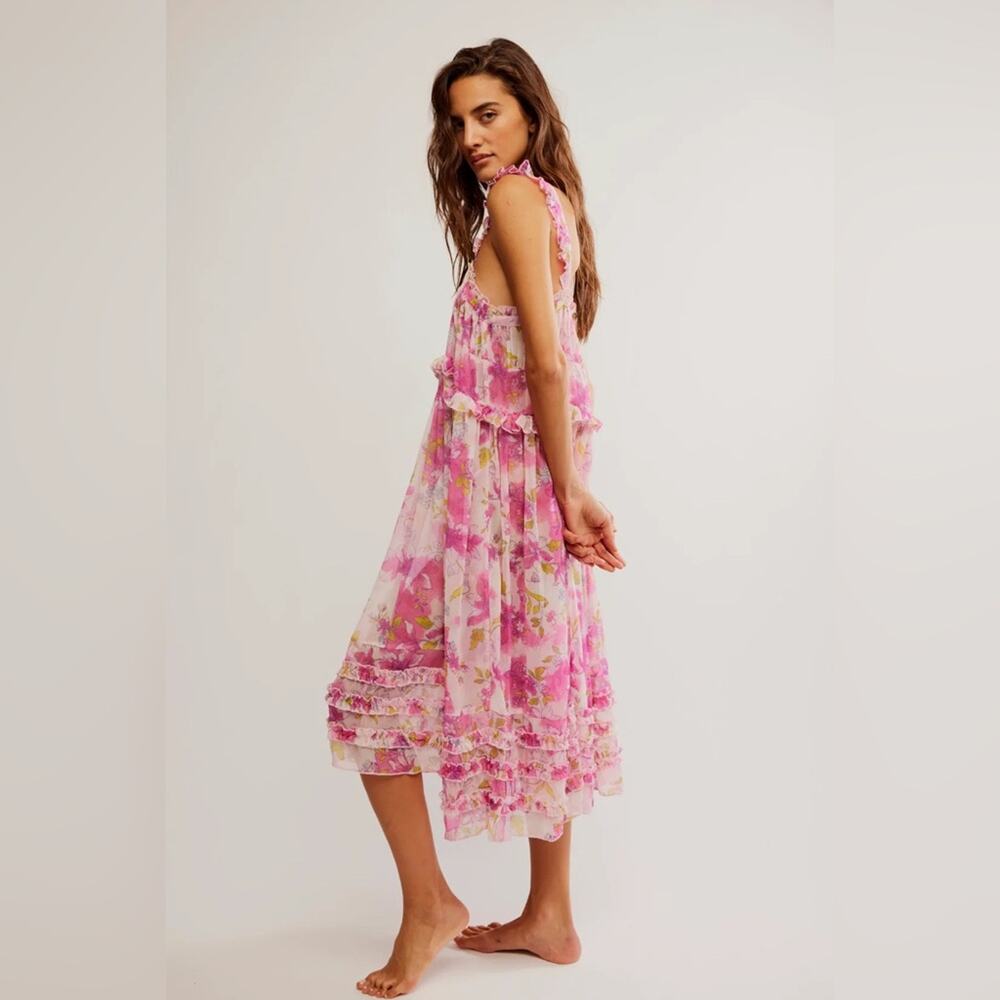 Free People Moon Phase Floral Nightgown S - Picture 5 of 8